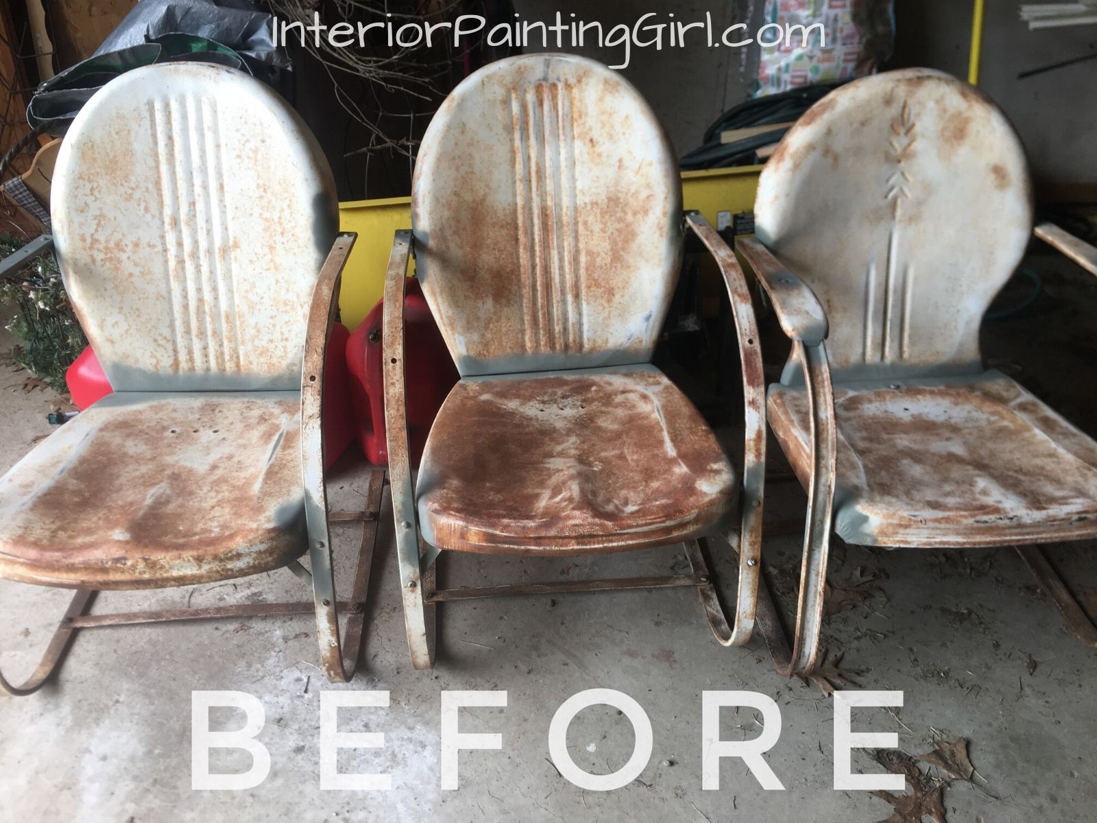 How To Refinish Metal Chairs
