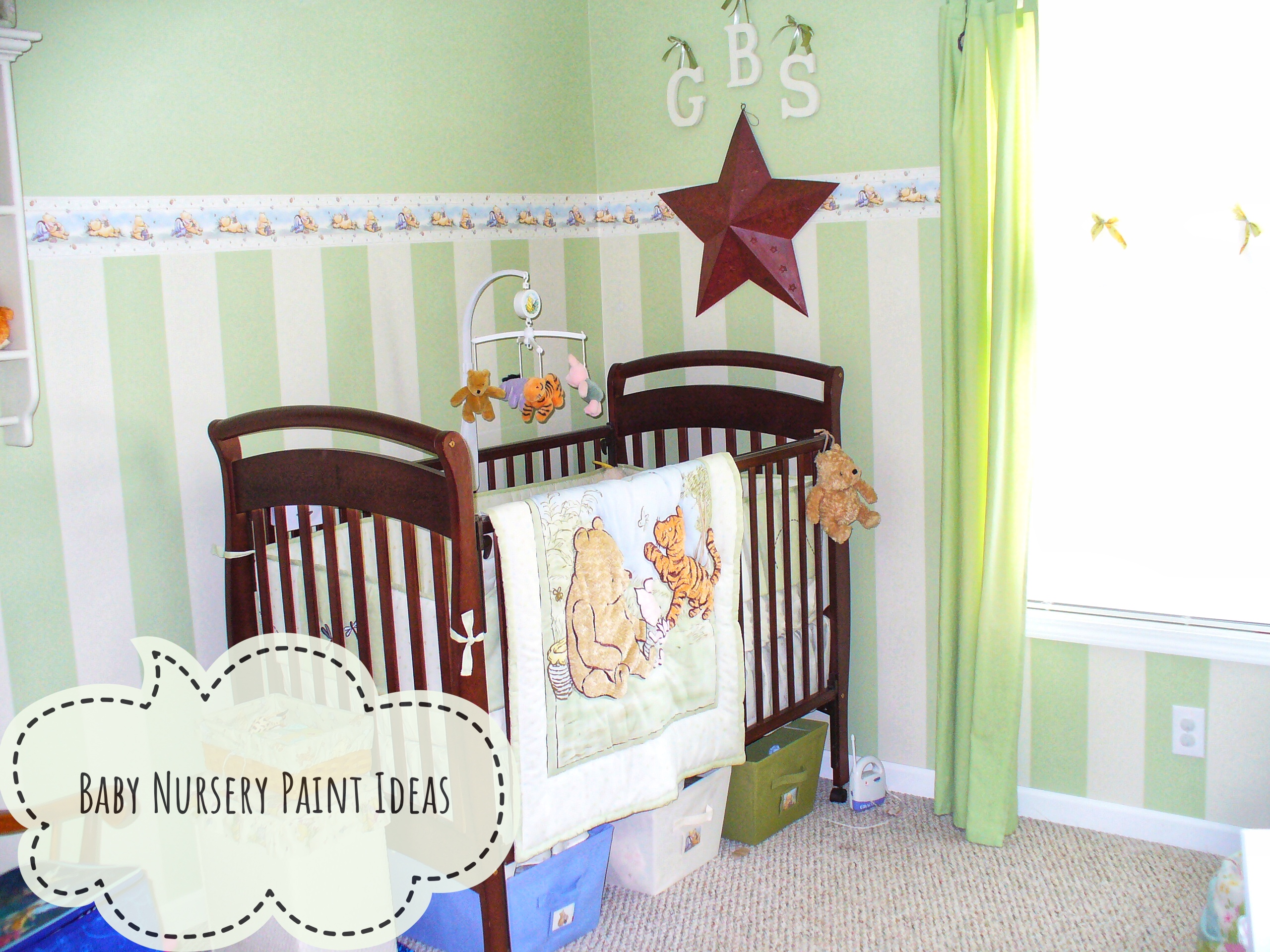 Baby Nursery Paint Ideas, Nursery Stripes