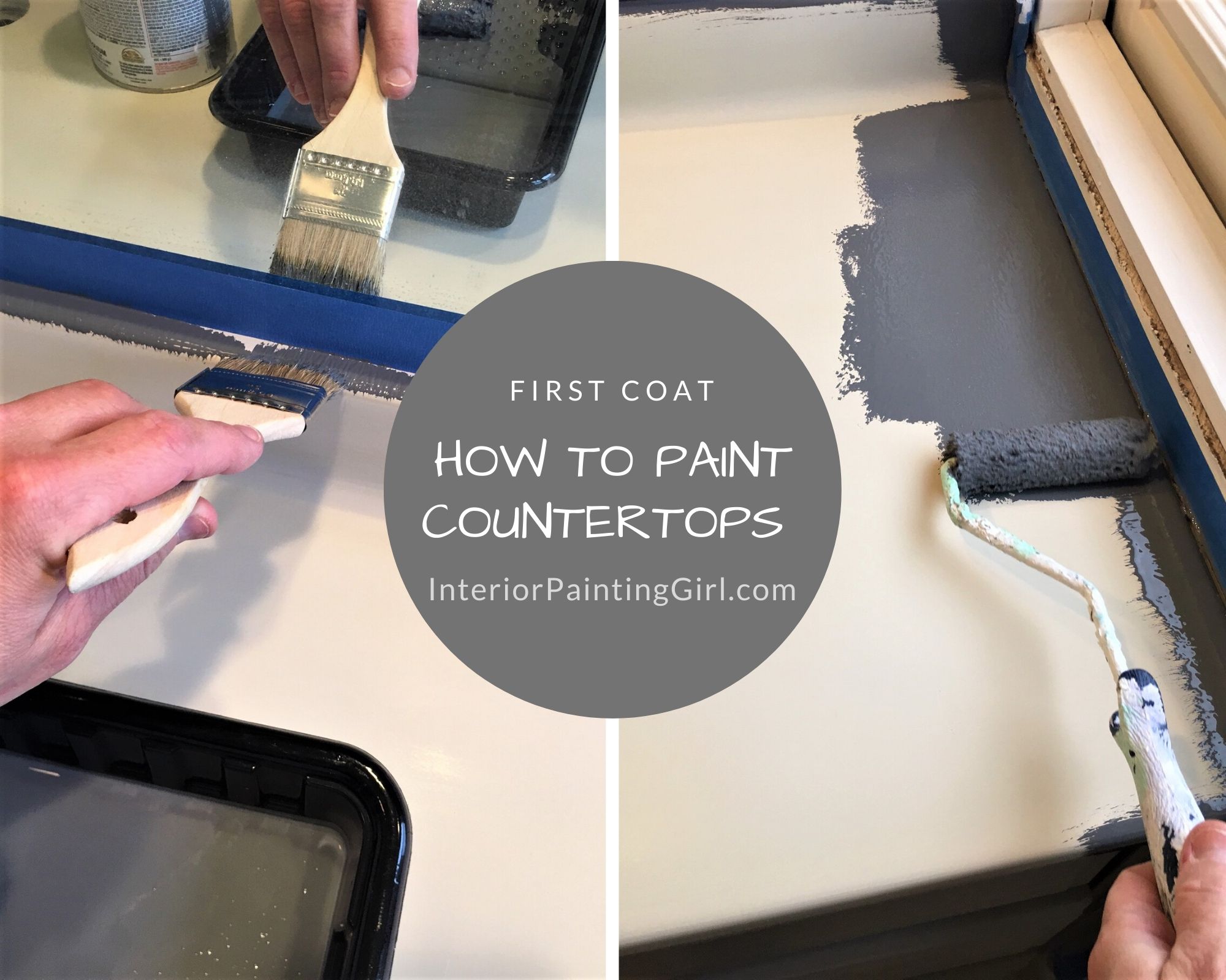 How To Paint Countertops - A Step-by-Step Guide from That Interior Painting Girl!