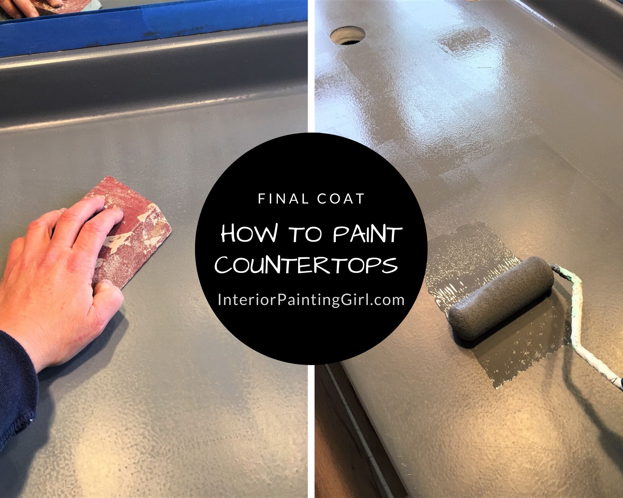 How To Paint Countertops - A Step-by-Step Guide from That Interior Painting Girl!